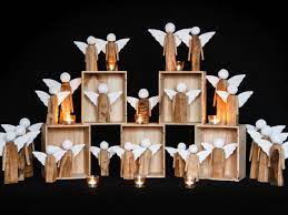 Engel basteln aus gardine, mit papier filz federn holz, winter diy. Weihnachtsengel Aus Holz Basteln Holzwelten