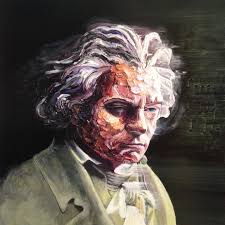 His innovative compositions combined vocals and instruments. Ludwig Van Beethoven Painting By Achille Chiarello Artmajeur
