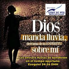 Verás en tu vida lluvia de bendiciones. Lluvia De Bendicion Christian Books Christian Quotes Bible Text