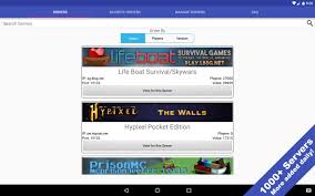 Servidores De Minecraft Pe For Android Apk Download