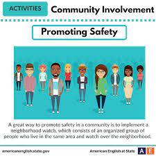 American English At State - How Do You Promote Safety In Your Community And  Help To Make Sure That Your Neighbors And Community Members Are Safe?  #Americanenglish | Facebook