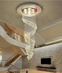 Junhong Lighting Led 3 Helligkeit Treppe Kristall Kronleuchter Wohnzimmer Lampe Deckenleuchte Kronleuc Beleuchtung Decke Wohnzimmer Leuchte Kronleuchter Modern