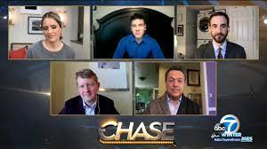 The chase is an american television quiz show adapted from the british program of the same name. The Chase Jeopardy Legends Ken Jennings Brad Rutter James Holzhauer Reunite For New Game Show Abc7 New York