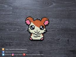 Hamtaro Perles Hama Hamtaro Perler Beads Perles Hama Perles Hama Kawaii Perles A Tisser
