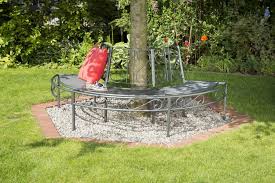 Gartenbank Halbrund Baum Metall Gartenbank Baumbank Gartenbank Metall
