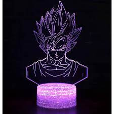 Rule 34 for the dragon ball universe. Oiens Dragon Ball Z Kakarotto Lamp 3d Led Super Saiyan Son Goku Vegeta Figurines Action Family