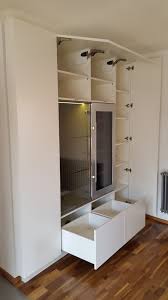 Einbauschrank In Nische Inkl Weinschrank Mit Viel Stauraum Einbauschrank Innenarchitektur Innenausbau