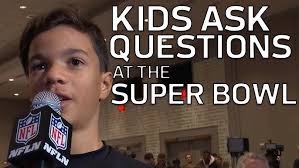 Kid Reporters Ask Roger Goodell Questions at the Super Bowl