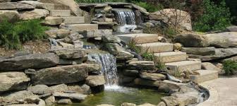 The pondless waterfall design should be suited to your location and incorporate the landscape. Water Features Pondless Waterfalls Ohio Valley Group