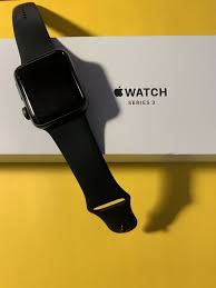 Apple Watch Series 3 38mm Space Gray Aluminium W Black Sport Band Gps Applewatch Applewatch Watch Appl Apple Watch Apple Watch Series Apple Watch Series 3