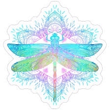 Download Boho Dragonfly Mandala Sticker