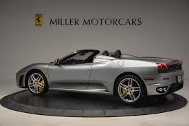 It was 220 pounds lighter and capable of 202 mph, thanks to revised aerodynamics. Pre Owned 2009 Ferrari F430 Spider F1 For Sale Special Pricing Mclaren Greenwich Stock 4243