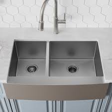 The farmhouse sink series gives timeless charm a whole new meaning. Kitchen Sinks Designer Luxury Kitchen Sinks Farmhouse Double Bowl Kitchen Sink