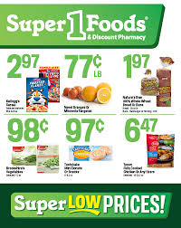 A photographic preview of the weekly ad is below. Super 1 Foods Cereal Oranges Bread Check These Facebook