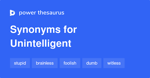 Unintelligent synonyms - 847 Words and ...