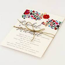 Destination Wedding Invitations Colorful Mexican Embroidery Inspired Summer Wedding Invitations Mexican Wedding Invitations Destination Wedding Invitations