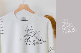 Download She Is Like A Wildflowers Svg Womens Wildflowers Shirt Svg 1304286 Cut Files Design Bundles