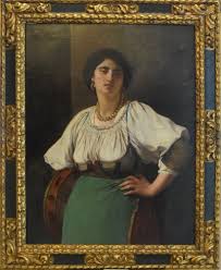 Donna con tamburello - La Donna Lepina