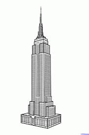 How To Draw The Empire State Building Empire State Building Step Empire State Building Drawing Empire State Building Empire State