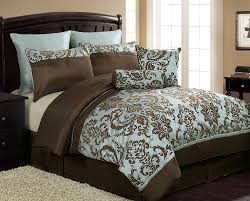 ( 12) waterford arezzo blue comforter set. Chocolate Brown And Blue Bedding Sets