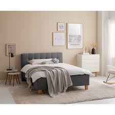 Unser polsterbett weiß sie zu überzeugen. Hometrends Polsterbett Woodlake I In Grau