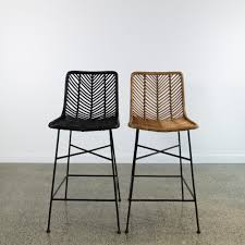 rattan bar stool rustic bar stools