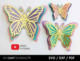 Download Party Decor Butterfly Svg Butterfly Wall Decor 3d Butterfly Svg Template Butterfly Butterfly Wall Art Dxf 3d Butterfly Nursery Decor Clip Art Art Collectibles