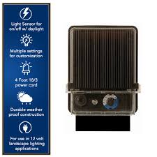 Electric Power Pack For Outdoor Low Voltage Lighting With Light Sensor And Rain Tight Case Weatherproof Lighting Transformers Aliexpress