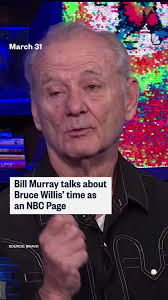 Bill Murray talks about Bruce Willis' time as an NBC Page.
