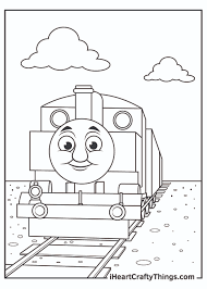 This image shall give you the right opportunity to tell your child about the famous cargo trains. Printable Thomas The Train Coloring Pages Updated 2021