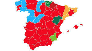 Todos los mapas de españa. El Mapa De Espana De Las Elecciones Generales Del 10 De Noviembre