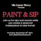 Paint & Sip with Villa Antonio event in Hillsboro, MO