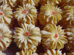 Malaysian traditional biskut samperit or kuih semperit that melt in the mouth. Kuih Semperit Aka Dahlia Stock Photo Picture And Royalty Free Image Image 89201381