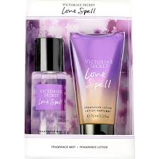 Victoria S Secret Love Spell Fragrance Mist And Body Lotion Giftable Gifts Sets For Her Beauty Health Shop The Exchange