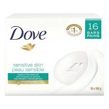 Hey guys, today i am going to review you dove beauty bar. Dove Sensitive Skin Soap Bar 16 X 106 G
