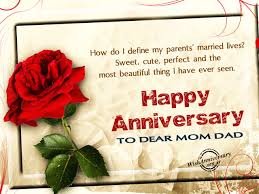 Mom and dad, happy anniversary! Silver Jubilee Wishes For Parents