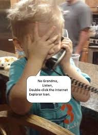 In Teaching Old People New Technology Patience Is A Virtue Funny Babies Humor Funny Kids