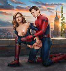 Post 4038326: AmelodyJ_art Brie_Larson Captain_Marvel Carol_Danvers Marvel  Marvel_Cinematic_Universe Peter_Parker Spider-Man Tom_Holland