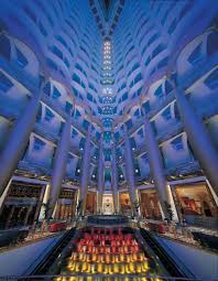 The Atrium Looking Up In Burj Al Arab Hotel Burj Al Arab Dubai Architecture Modern Architects