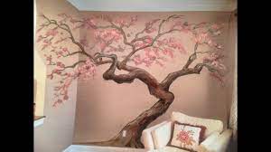 This inspiring collection features tree wall murals that create a greener setting in your child's bedroom or study and provide a cozy, refreshing backdrop for hours of imaginative play, reading and other activities. Cherry Blossom Tree Mural Time Lapse Artisan Rooms Youtube