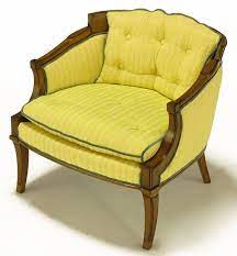 We are featuring the best furniture stores in. Pair Of Oxford Ltd Saffron Striped Barrel Lounge Chairs For Sale At 1stdibs