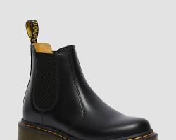 Boots Dr. Martens 2976 Women's Virginia Leather Chelsea Boots 'Black' 9C895SH5890BC3GS