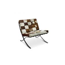 Shop barcelona chair and see our wide selection of lounge chairs + armchairs at design within reach. Barcelona Leather Chair Replica Brown And White Cowhide