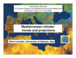 We did not find results for: Mediterranean Climate Trends And Projections