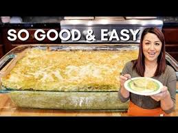 Creamy Chile Verde Lasagna Easy Mexican Fusion Recipe Youtube Easy Lasagna Mexican Food Recipes Food