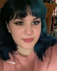 🦋 Loving this colorful ombré split dye by @hairbymyamarrero using Unicorn  Hair in Blue Smoke & Mystic 🦋 #brighthair #blue #bluehair #unicornhair  #crueltyfreebeauty #limecrime #limecrimehaircolor #vividhair  #vividhaircolor #DIYhaircolor