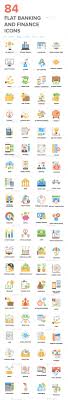 84 Flat Banking And Finance Icons Finance Icons Icon Flat Icon