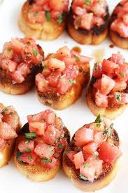 The Best Tomato Basil Bruschetta Recipe Foodal Recipe Recipes Bruschetta Appetizers