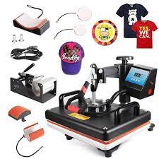 Promotions 30 38cm 8 In 1 Combo Heat Press Machine Sublimation Heat Press Heat Transfer Printer For Mug Cap T S Heat Press Machine Sublimation Printers Printer
