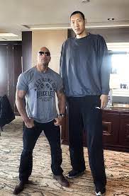 Yao wasn't just tall, he was historically, exceptionally tall even by nba standards. Dwayne Johnson On Twitter Funny Memes Dwayne Johnson Funny